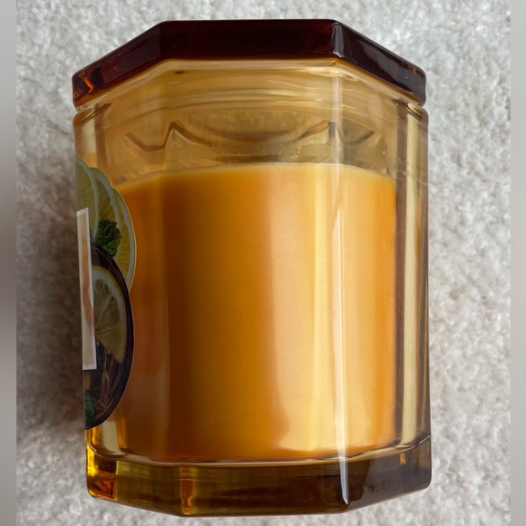 Scentworx Harry Slatkin Iced Lemon Tea Candle 3 Wick 14.5oz Madarin Sugar Cane - Picture 4 of 7